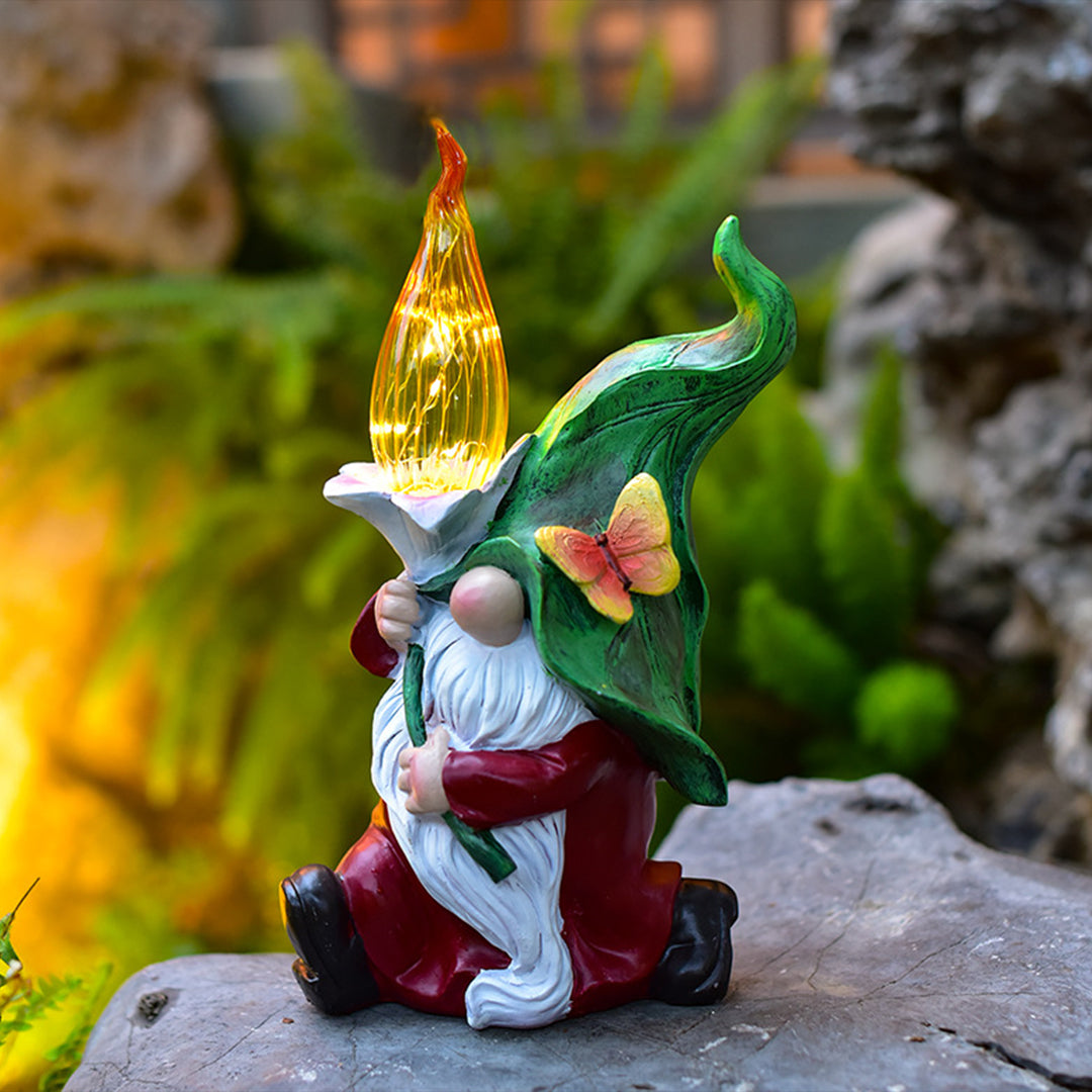 Resin Solar Gnomes Garden Lights - Lamp Outdoor
