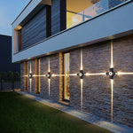 Ovelo Modern Waterproof Minimalist Cross Outdoor Wall Light Garden/Corridor - Lamp Outdoor
