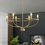 Cisoriel Classic Brass Chandelier - Lamp Outdoor