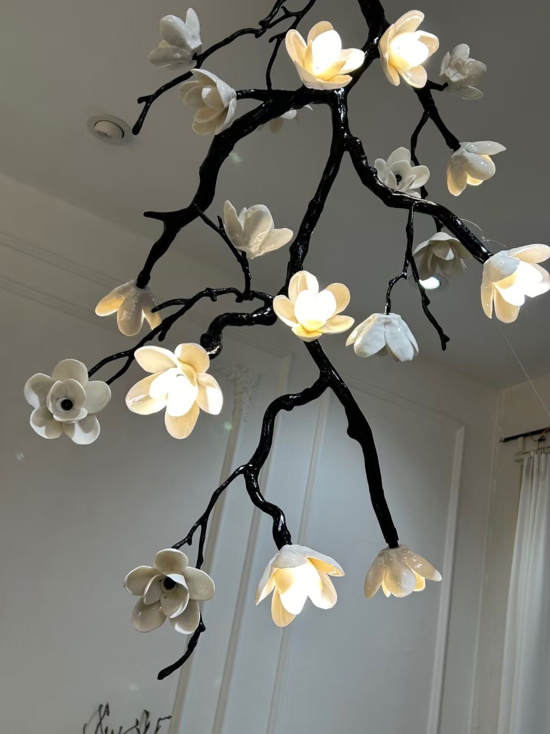 Large Long Branch Flower Chandelier - Lamp Outdoor
