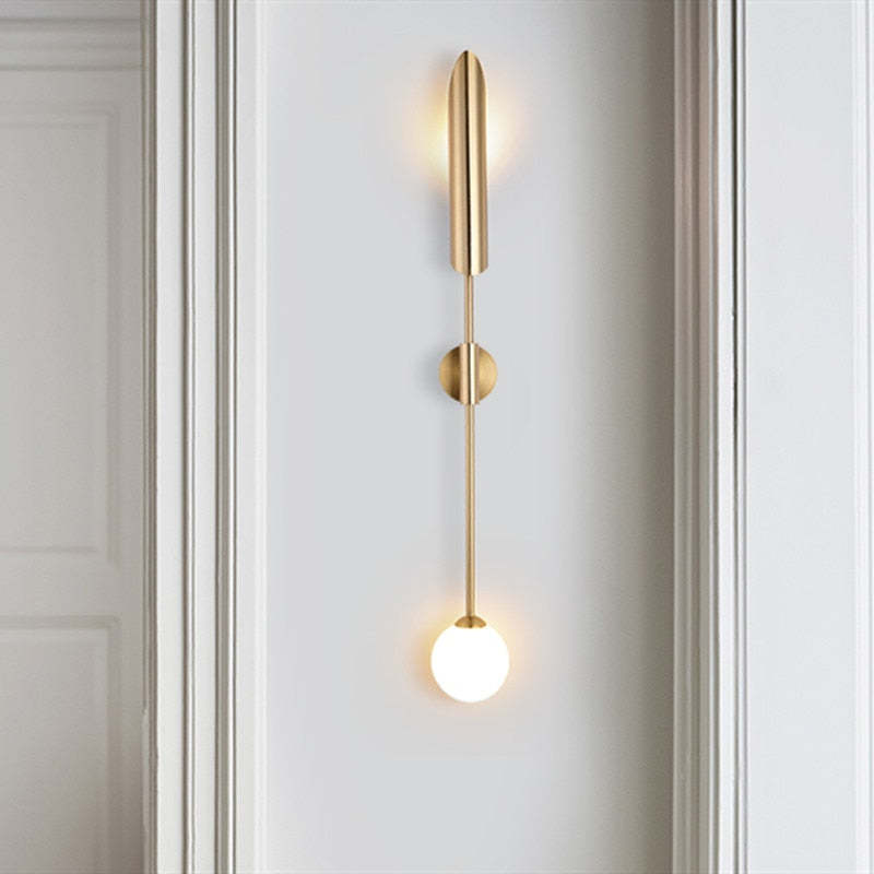 Phira Luxury Double-head Golden Scabbard Wall Lamp - Lamp Outdoor