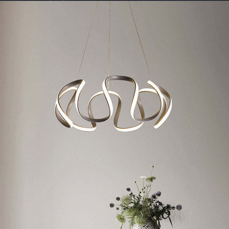 Clyra Modern Irregular Flower Pendant Light, 3 Colors - Lamp Outdoor
