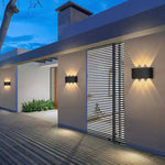 Ray Modern Rectangular Metal Outdoor Wall Lamp Water-Wave - Lamp Outdoor