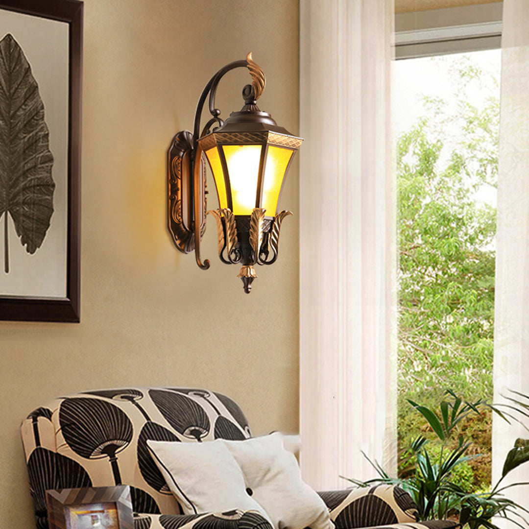 European-Style Waterproof Copper Wall Sconce Outdoor - Lamp Outdoor