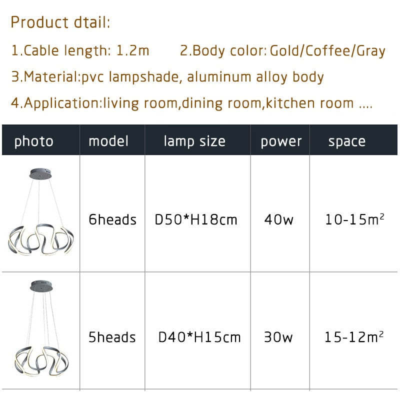 Clyra Modern Irregular Flower Pendant Light, 3 Colors - Lamp Outdoor
