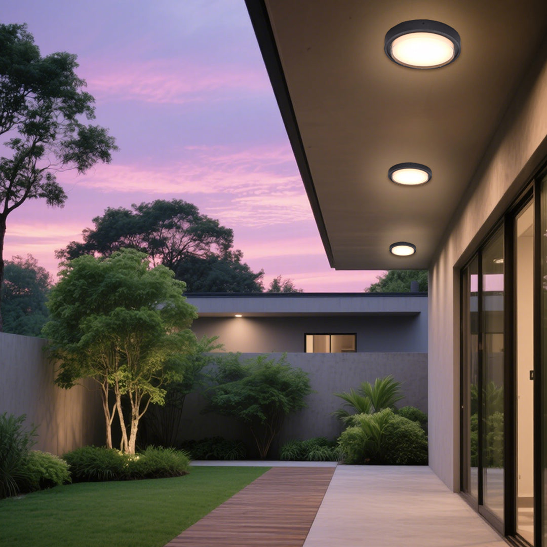 Outdoor Black Wall Lights Waterproof Minimalist Style - Lamp Outdoor