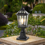 LED Waterproof Solar Column Pillar Lights for Garden - Lamp Outdoor