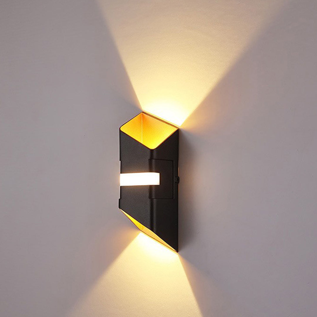 Square Tube LED Up And Down Outdoor Wall Lights - Lamp Outdoor