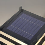 Black Lattice Hardiwred/Solar Outdoor Post Pier Mount Light - Lamp Outdoor