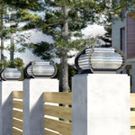 Black Lattice Hardiwred/Solar Outdoor Post Pier Mount Light - Lamp Outdoor