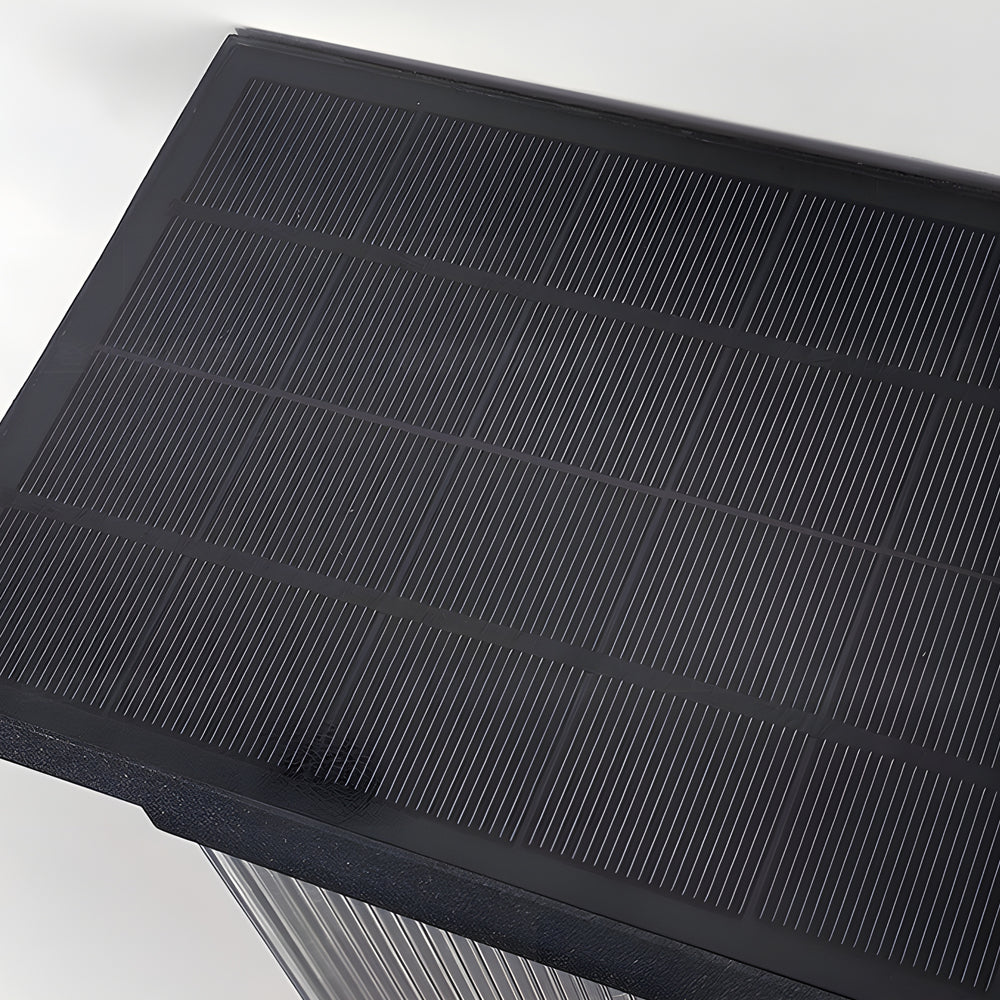 Black Rectangular Transparent Acrylic LED Outdoor Wall Lights - Lamp Outdoor