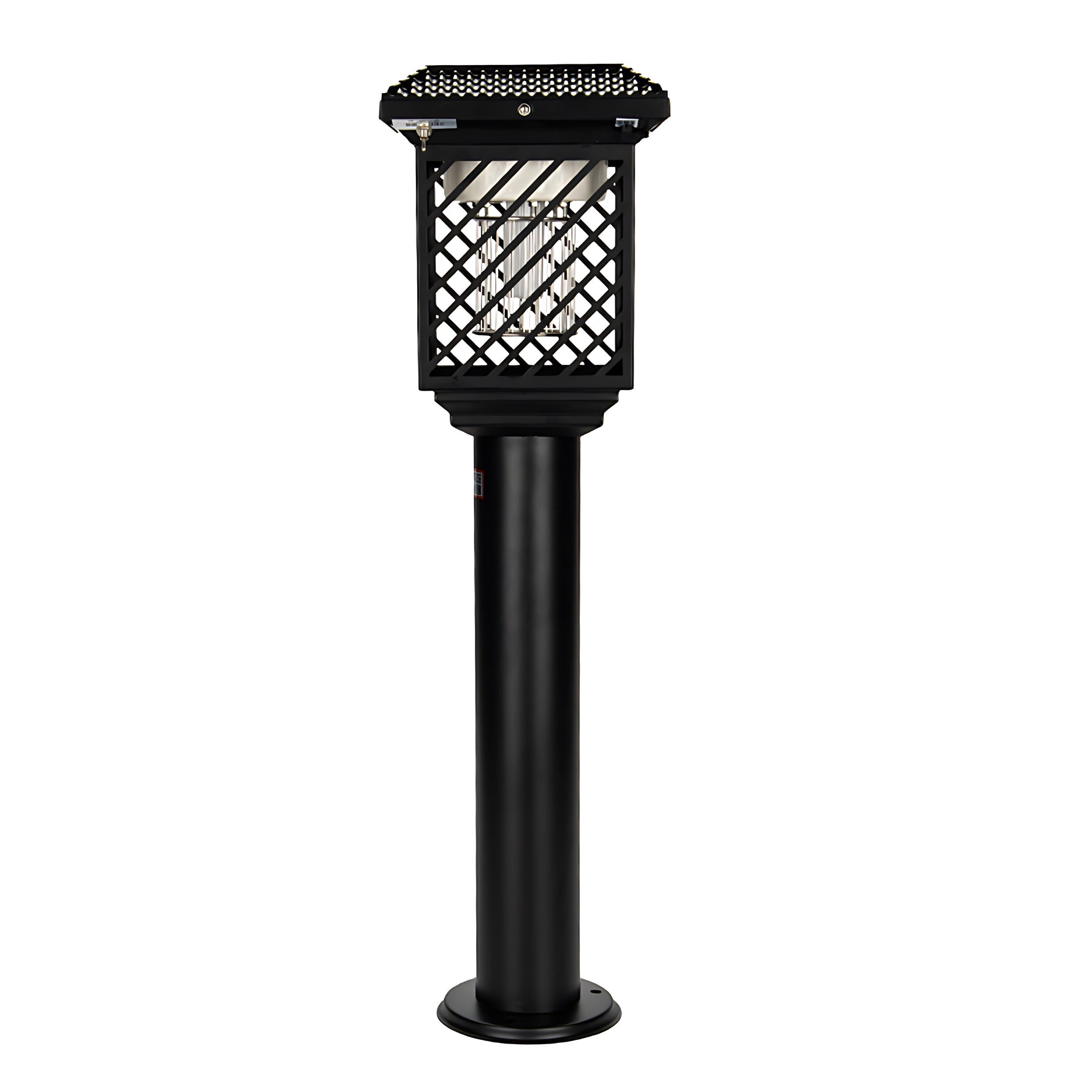 Black Landscape Lighting Solar-Powered Waterproof Stainless Steel - Lamp Outdoor