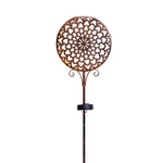 Bohemian Solar Hollow Drum Light LED Metal Outdoor Garden Lamp - Lamp Outdoor