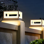 Hollow Square Pillar Light Waterproof - Lamp Outdoor