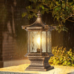 Vintage Lantern Pillar Lights European-style - Lamp Outdoor