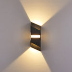 Square Tube LED Up And Down Outdoor Wall Lights - Lamp Outdoor