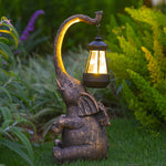 Resin Garden Solar Animal Lights - Lamp Outdoor