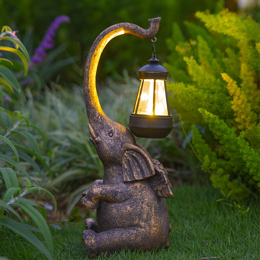 Resin Garden Solar Animal Lights - Lamp Outdoor
