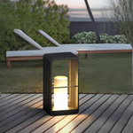 Ray Minimalist Cuboid Candle Outdoor Floor Lamp Garden - Lamp Outdoor