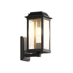 Waterproof Square Metal Outdoor Wall Sconces American-Style Minimalist - Lamp Outdoor