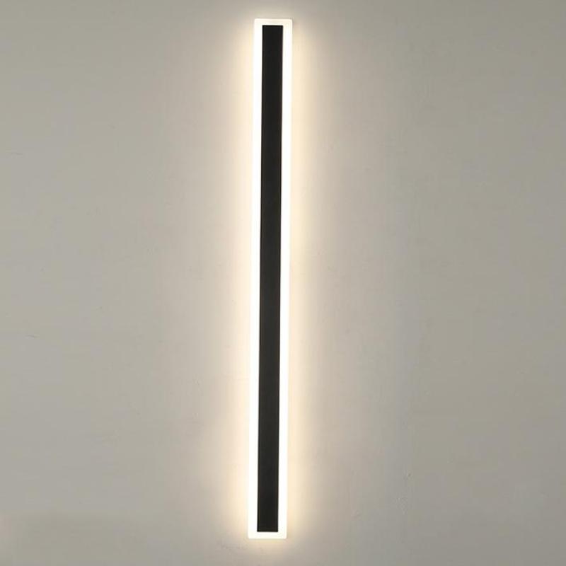 Arisha Radiation Linear Metal Acrylic Outdoor Wall Lamp Garden Corridor - Lamp Outdoor