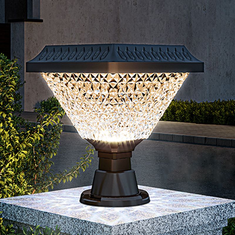 Ray Modern Geometry Acrylic Outdoor Floor Lamp - Lamp Outdoor