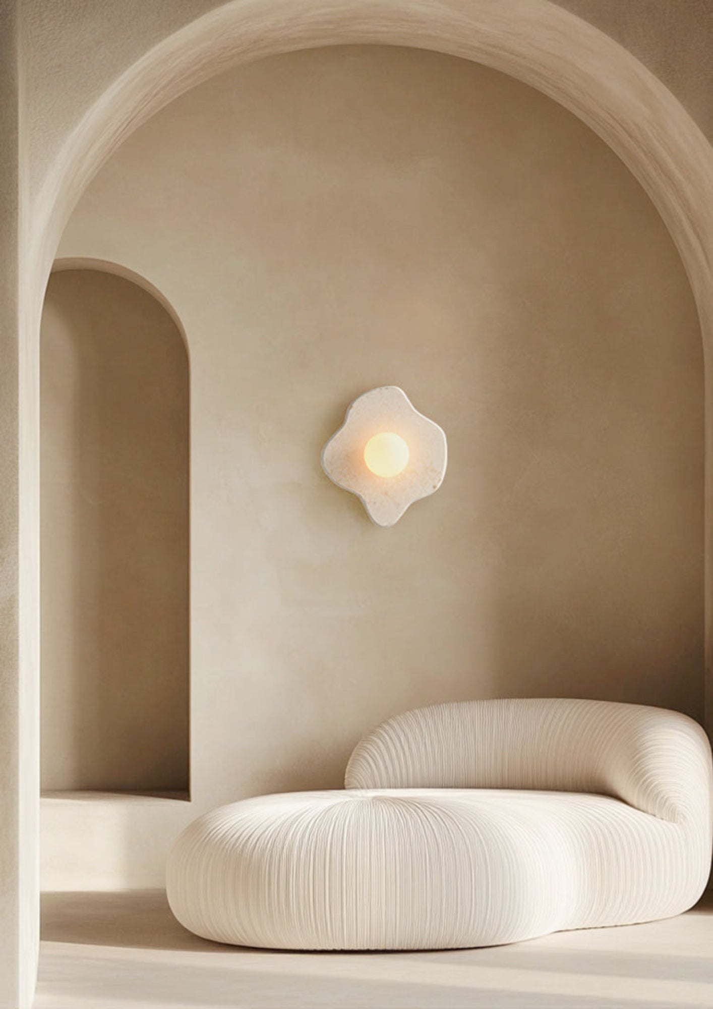Bloom Rustic Marble Wall Lamp - Lamp Outdoor
