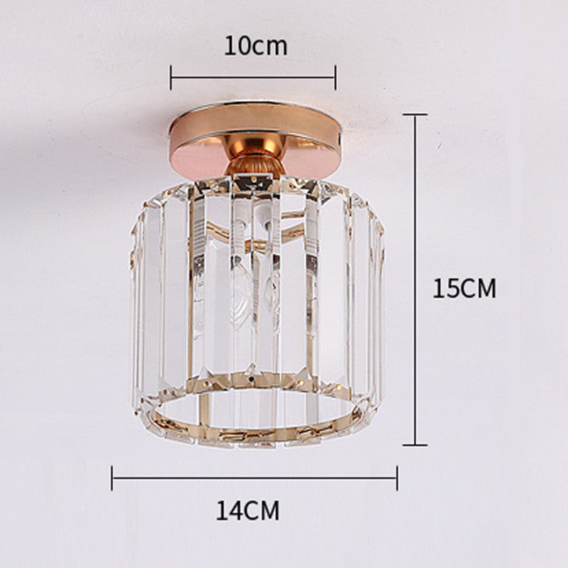 Stonel Modern Metal/Crystal Ceiling Light, 3 Colors - Lamp Outdoor