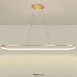 Junel Minimalist Oval Interior Hanging Pendant Light - Lamp Outdoor