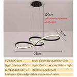 Durell Musical Note Pendant Light, Black & Gold - Lamp Outdoor