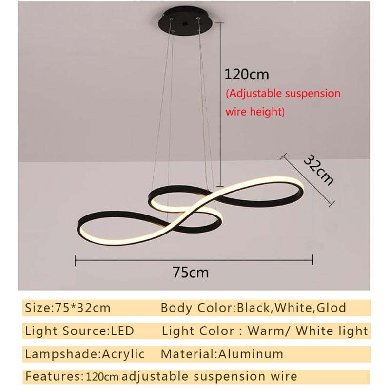 Durell Musical Note Pendant Light, Black & Gold - Lamp Outdoor