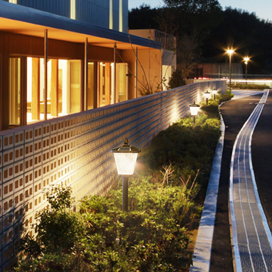 Lawn Stakes For Lights Solar-Powered LED Waterproof - Lamp Outdoor