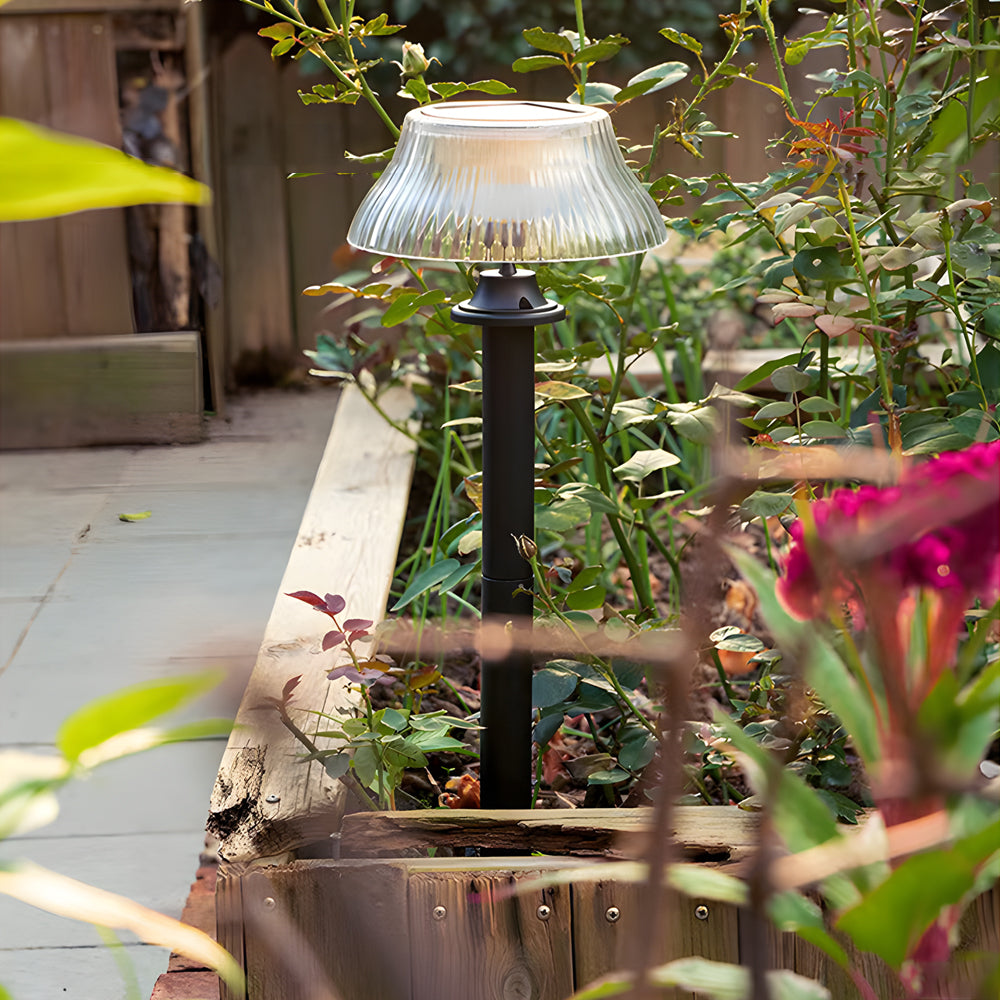 Lawn Stake Light Solar-Powered Waterproof Vintage-Style - Lamp Outdoor