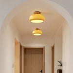 Charlotte Flush Mount Ceiling Light Wood - Lamp Outdoor