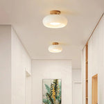 Charlotte Flush Mount Ceiling Light Wood - Lamp Outdoor