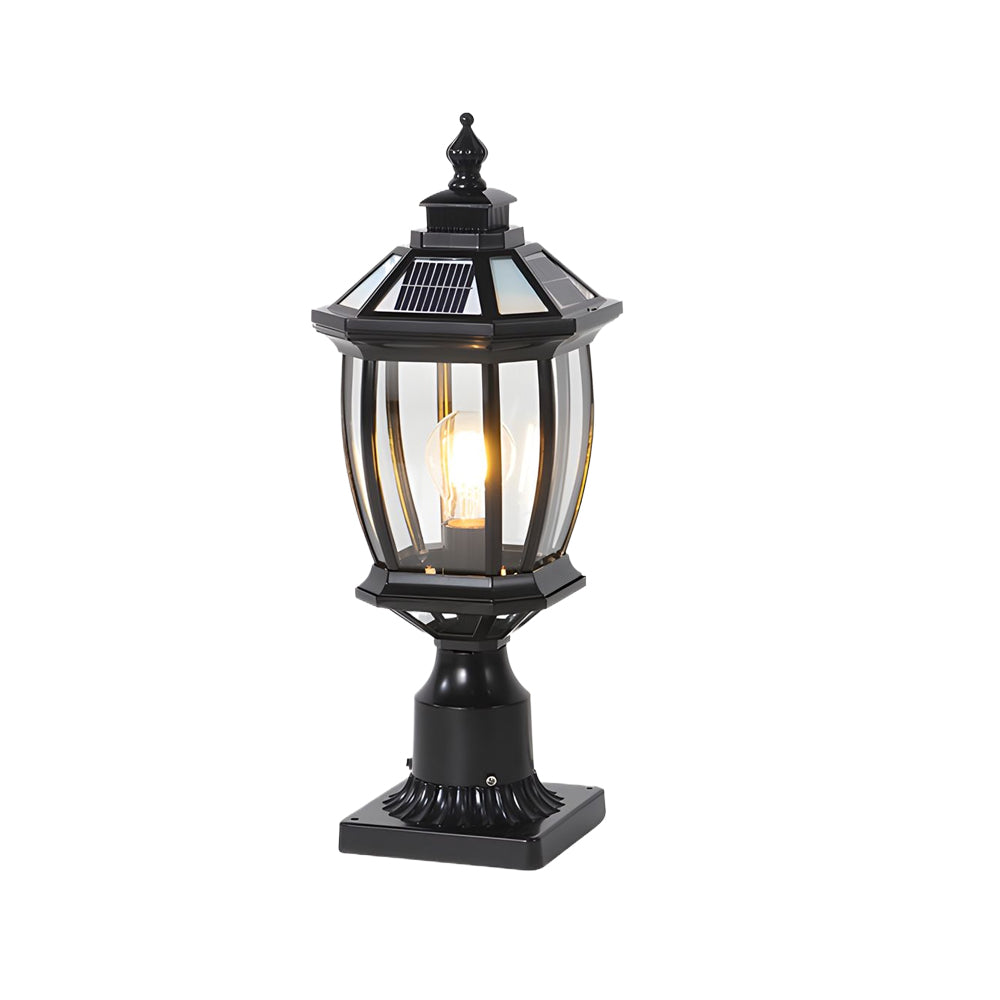 LED Waterproof Solar Column Pillar Lights for Garden - Lamp Outdoor