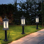 Traditional Asian-Inspired LED Pathway Lights Rhombus Shape for Villa Gardens - Lamp Outdoor