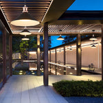 Classic Conical Solar Lights LED Pendant Light Solar Garden Lights Waterproof Hanging Lights - Lamp Outdoor
