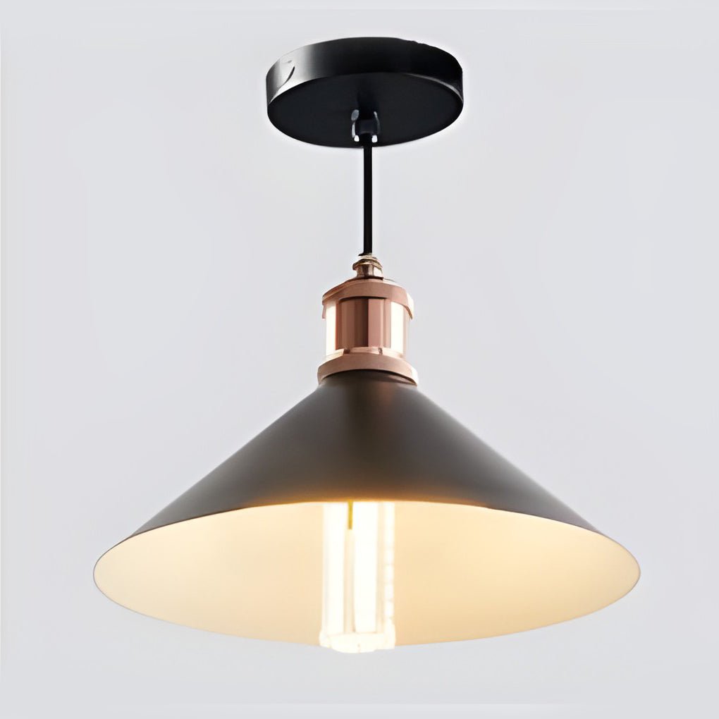 Classic Conical Solar Lights LED Pendant Light Solar Garden Lights Waterproof Hanging Lights - Lamp Outdoor