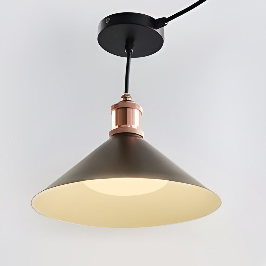 Classic Conical Solar Lights LED Pendant Light Solar Garden Lights Waterproof Hanging Lights - Lamp Outdoor