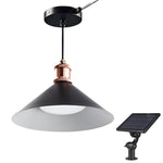 Classic Conical Solar Lights LED Pendant Light Solar Garden Lights Waterproof Hanging Lights - Lamp Outdoor