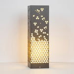 Asian Style Perforated Garden Lighting with Decorative Snowflake Design - Lamp Outdoor