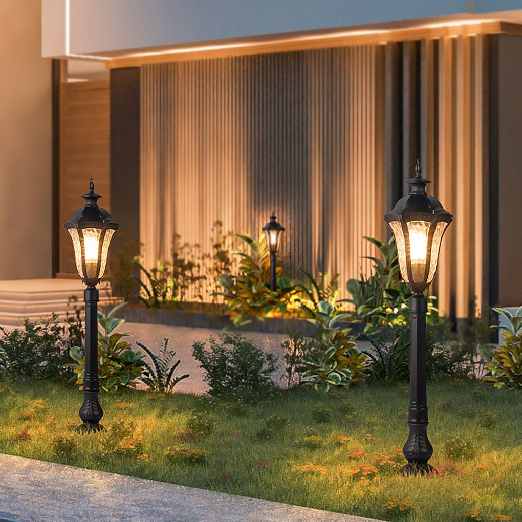Retro-Inspired Waterproof Outdoor Lamp Post for Traditional Villa Gardens - Lamp Outdoor