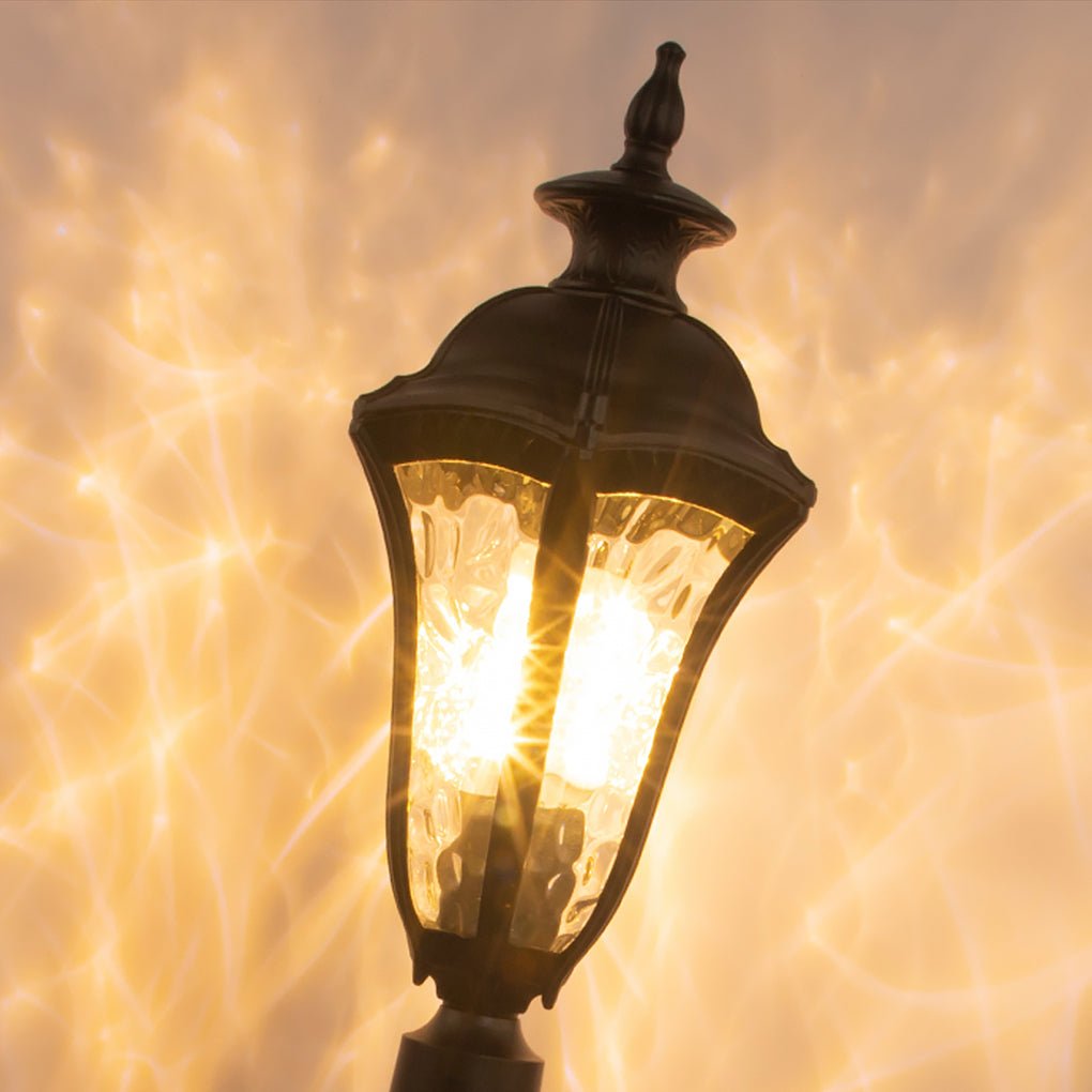 Retro-Inspired Waterproof Outdoor Lamp Post for Traditional Villa Gardens - Lamp Outdoor
