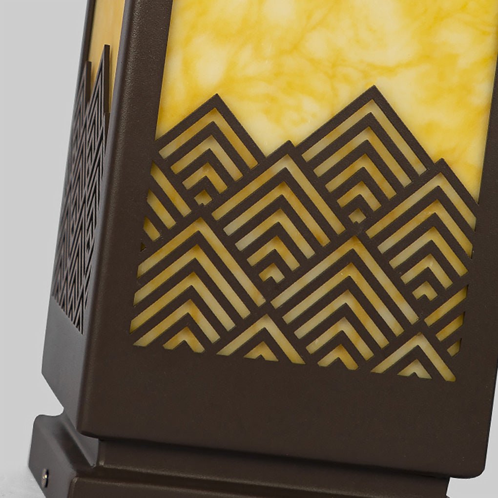 Modern Rectangular Landscape Lamp Sleek Stainless Steel Outdoor Lighting - Lamp Outdoor