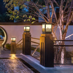 Modern Rectangular Landscape Lamp Sleek Stainless Steel Outdoor Lighting - Lamp Outdoor