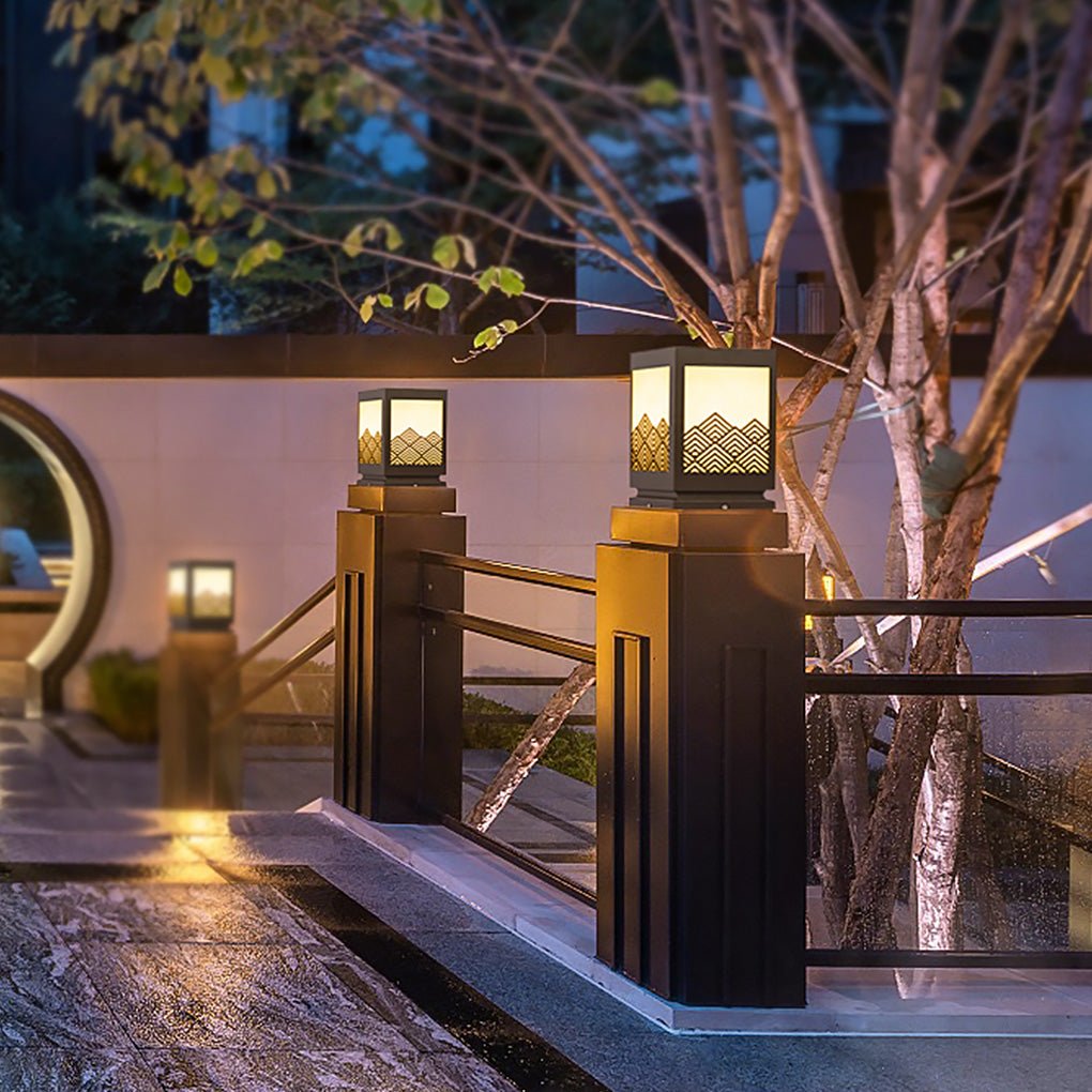Modern Rectangular Landscape Lamp Sleek Stainless Steel Outdoor Lighting - Lamp Outdoor