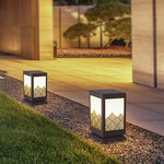 Modern Rectangular Landscape Lamp Sleek Stainless Steel Outdoor Lighting - Lamp Outdoor