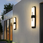 Creative Rectangular LED Waterproof Black Modern Outdoor Wall Lamp - Lamp Outdoor