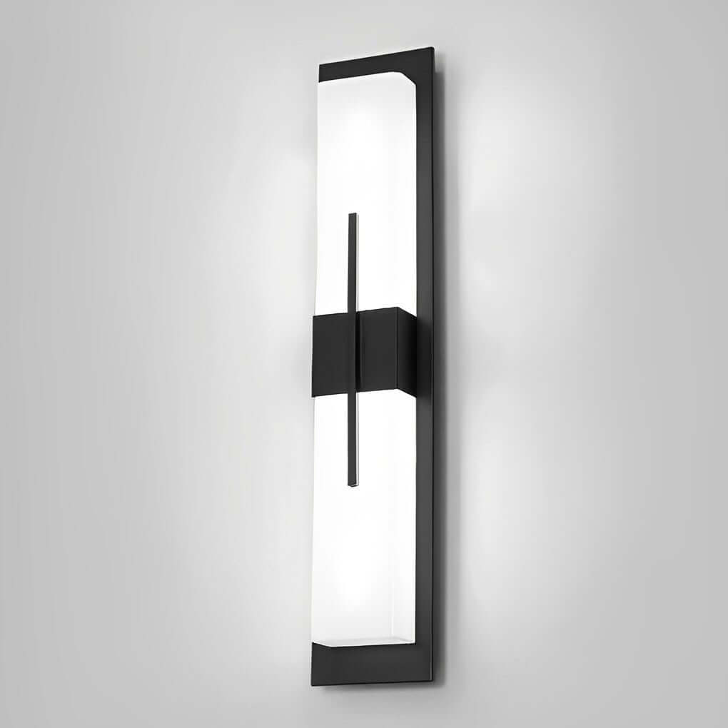 Creative Rectangular LED Waterproof Black Modern Outdoor Wall Lamp - Lamp Outdoor